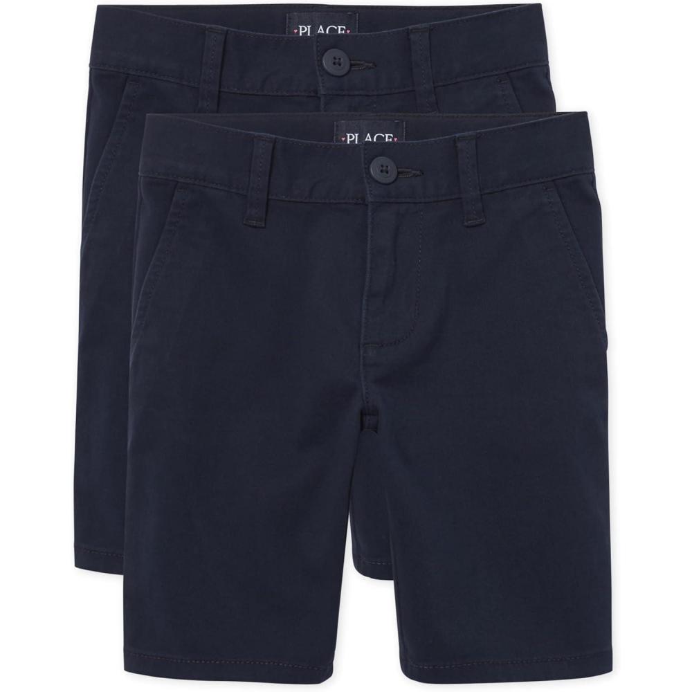 imageThe ChildrenS Place Girls Chino ShortsTidal 2pack