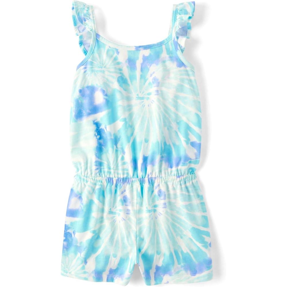 imageThe Childrens Place girls Casual Sleeveless Shorts RomperViolet Pearl