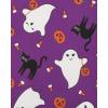 The Children’s Place Girls Printed Skater Dress, Long Sleeve(Purple Ghost Pumpkin Black Cat)