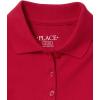 The Children’s Place Girls’ Short Sleeve Pique Polo, 2 Pack(Ruby)