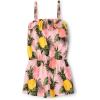 The Children’s Place Girls’ Sleeveless Summer Romper(Pink Sea Salt)