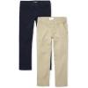 The Children’s Place Stretch Bootcut Chino Pants,multipacks(Sandy/Tidal 2-pack)