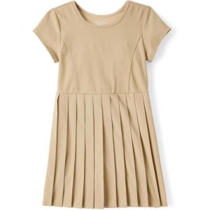 The Children’s Place Girls Quick Dry Pleated Tennis Dress(Sandy)