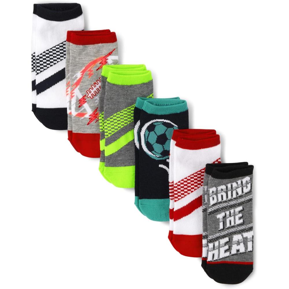 imageThe Childrens Place Baby Boys Ankle SocksSport 6pack