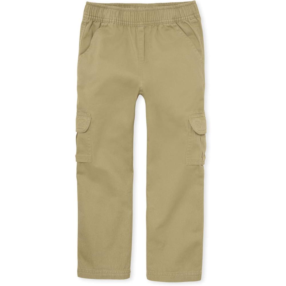 imageThe Childrens Place Boys Pull on Cargo PantsFlax