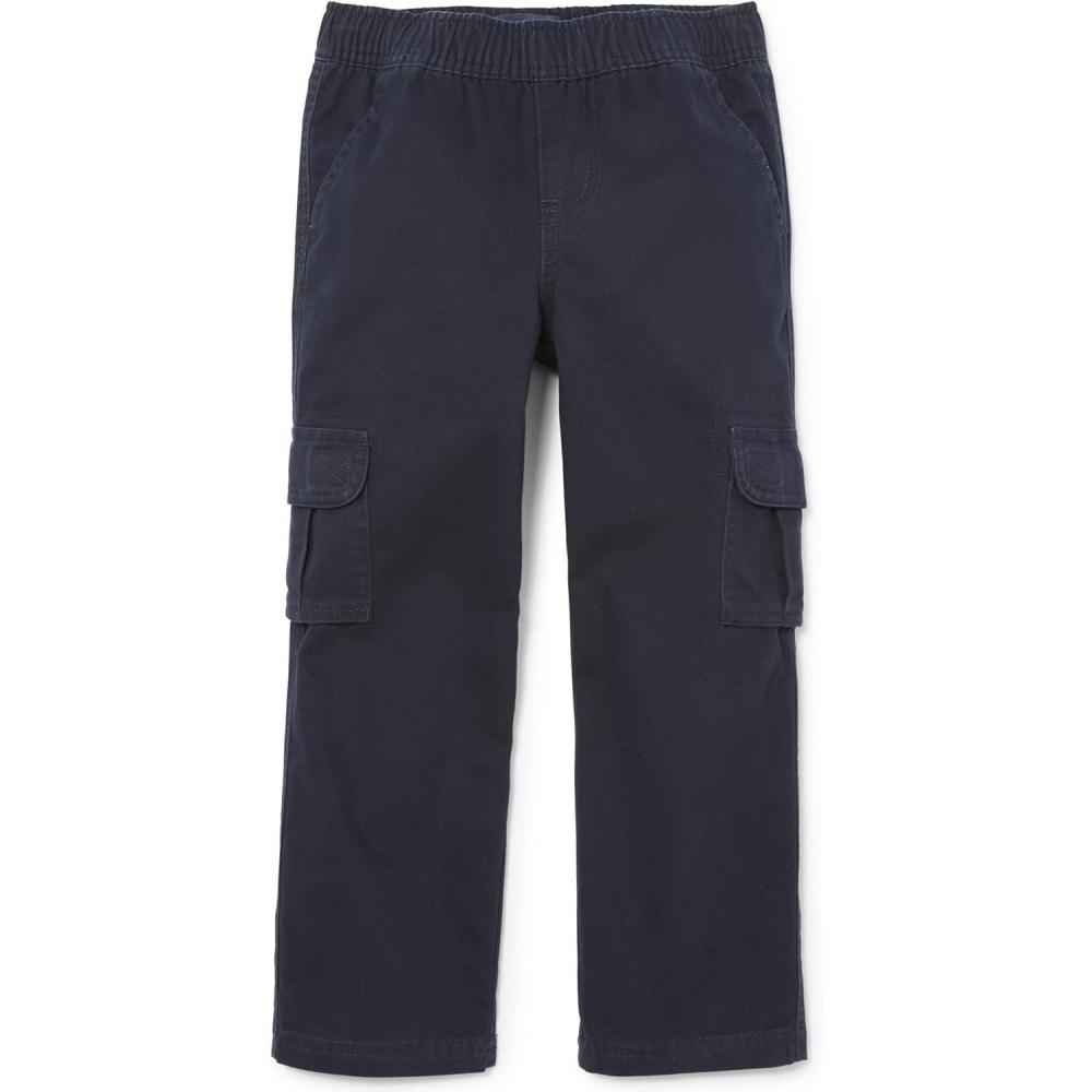 imageThe Childrens Place Boys Pull on Cargo PantsNew Navy