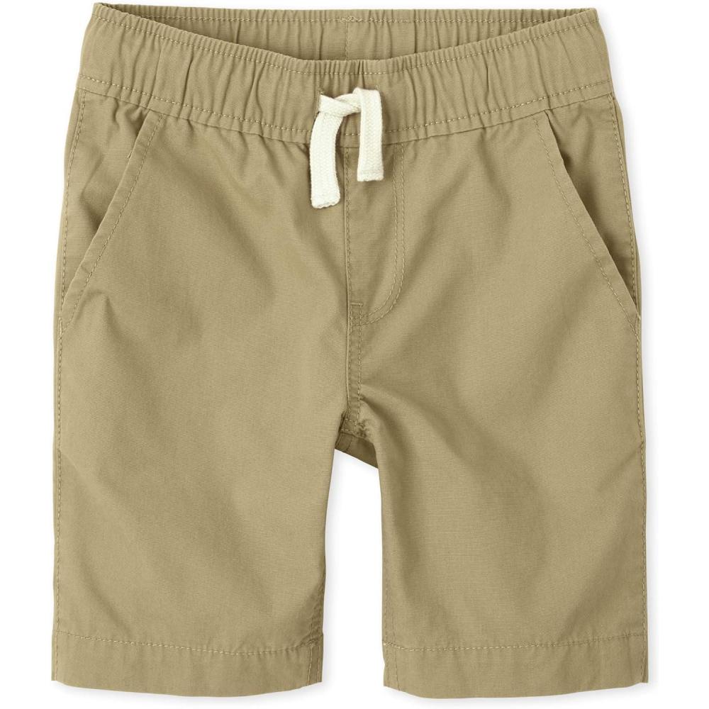 imageThe Childrens Place Boys Pull on Jogger ShortsFlax Single