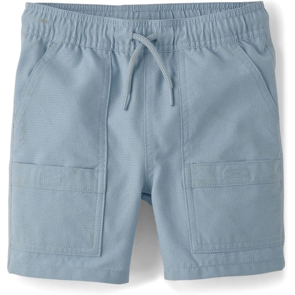 imageThe Childrens Place Boys Quick Dry Air Tech Jogger ShortsCostal Cottage