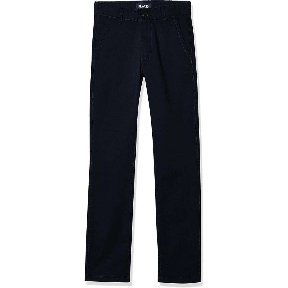 imageThe Childrens Place Boys Skinny Chino PantsNew Navy