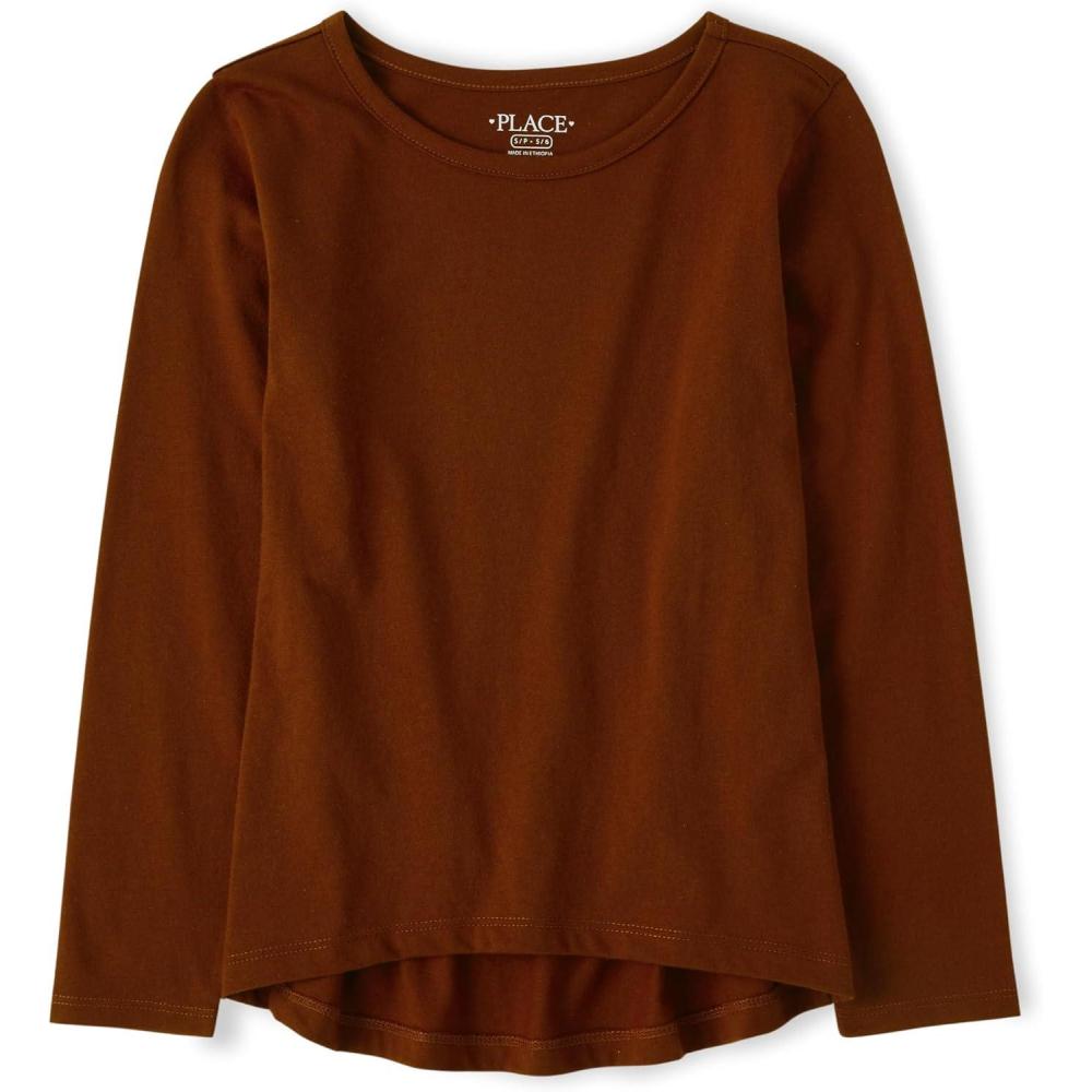 imageThe Childrens Place Girls Single Long Sleeve Basic Layering TShirtMagic Potion