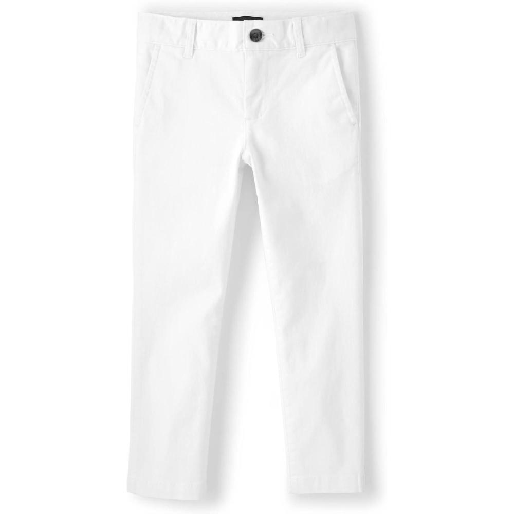 imageThe Childrens Place Stretch Skinny Chino PantsSimply White