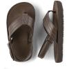 The Children’s Place Baby Boys and Toddler Casual Flip Flops with Backstrap, Tan(Tan)
