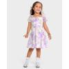 The Children’s Place Baby Girls’ and Toddler Short Sleeve Casual Dresses(Bunnys Tail Floral)
