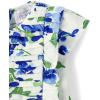 The Children’s Place Baby-Girls and Newborn Casual Short Sleeve Dress with Diaper Cover(Renew Blue Floral)