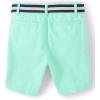 The Children’s Place Boys’ Belted Chino Shorts(Mellow Aqua)