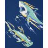 The Children’s Place Boys Gamer,Cars,Sports Long Sleeve Graphic T-Shirts,2 Pack(Sharks/Dino Skeleton 2-pack)
