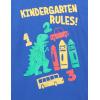 The Children’s Place Boys Gamer,Sports,Cars Short Sleeve Graphic T-Shirts,2 Pack(Kindergarten Rules!/Dino Backpack)