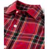 The Children’s Place Boys Long Sleeve Poplin Button Down ShirtButton Down Shirt(Red Birch Plaid)