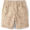 The Children’s Place Boys’ Pull on Jogger Shorts(Barely Brown)