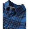 The Children’s Place Boys Sherpa Lined Shirt Jacket(Blue Plaid)