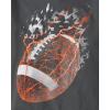 The Children’s Place Boys Sports Short Sleeve Graphic T-Shirts, Multipacks(Football/Player/Game on 3-pack)