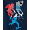 The Children’s Place Boys Sports Short Sleeve Graphic T-Shirts, Multipacks(Hockey/Sports Players/Baseball 3-pack)