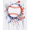 The Children’s Place Boys Sports Short Sleeve Graphic T-Shirts, Multipacks(Soccer/Baseball/Football Blue 3-pack)