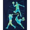 The Children’s Place Boys Sports Short Sleeve Graphic T-Shirts, Multipacks(Sports Player/Slam Dunk/Baseball 3-pack)