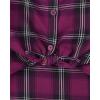 The Children’s Place Girls Long Sleeve Plaid Twill Tie Front Button Down Shirt(Rose Parade Plaid)
