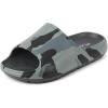 The Children’s Place boys Boys Everyday Slip on Slide Sandals(Grey Camo)