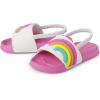 The Children’s Place girls And Toddler Everyday Slide Sandals With Backstrap(Rainbow Wave)