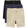 The Children’S Place Baby-Girls And Toddler Girls Chino Shorts(Black/Sandy/Tidal 3 Pack)