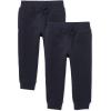 The Children’s Place Baby Boys’ Active Fleece Jogger Pants(New Navy 2-pack)