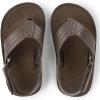 The Children’s Place Baby Boys and Toddler Casual Flip Flops with Backstrap, Tan(Tan)