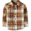 The Children’s Place Baby-Boys and Toddler Long Sleeve Plaid Flannel Button Up Shirt(Haystack Plaid)