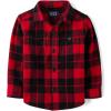 The Children’s Place Baby-Boys and Toddler Long Sleeve Plaid Flannel Button Up Shirt(Red Buffalo Plaid)