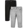 The Children’s Place Baby-Boys and Toddler Skinny Jeans(Black/Darg Gray 2-pack)