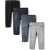 The Children’s Place Baby-Boys and Toddler Skinny Jeans(Black/Indigo/Blue/Gray 4-pack)