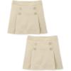 The Children’s Place Baby-Girls and Toddler Ponte Knit Button Skort(Sandy 2 Pack)