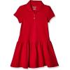 The Children’s Place Baby-Girls and Toddler Short Sleeve Pique Polo Dress Drop Waist(Ruby)