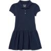 The Children’s Place Baby-Girls and Toddler Short Sleeve Pique Polo Dress Drop Waist(Tidal Single)