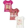 The Children’s Place Baby-Girls and Toddler Unicorns,Butterflies,Trends Short Sleeve Graphic T-Shirts,3 Pack(Cowgirl Cutie/Ballerinas/Western)