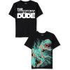 The Children’s Place Boys All Holidays,Birthdays Short Sleeve Graphic T-Shirts,2 Pack(Birthday Dude/Dino)