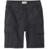 The Children’s Place Boys Essential Cargo Shorts(Washed Black Single)