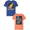 The Children’s Place Boys Gamer,Sports,Cars Short Sleeve Graphic T-Shirts,2 Pack(Lift Off/Astronaut 2-pack)