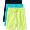 The Children’s Place Boys’ Performance Basketball Shorts 2 Pack(Aqua 3-pack)