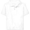 The Children’s Place Boys’ Uniform Performance Polo(White)