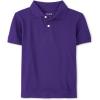 The Children’s Place Boys’ Uniform Short Sleeve Pique Polo(Regal Violet)