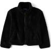 The Children’s Place Girls Cozy Sherpa Full-zip Jacket(Black)