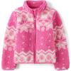 The Children’s Place Girls Cozy Sherpa Full-zip Jacket(Yreka Pink Fairisle)